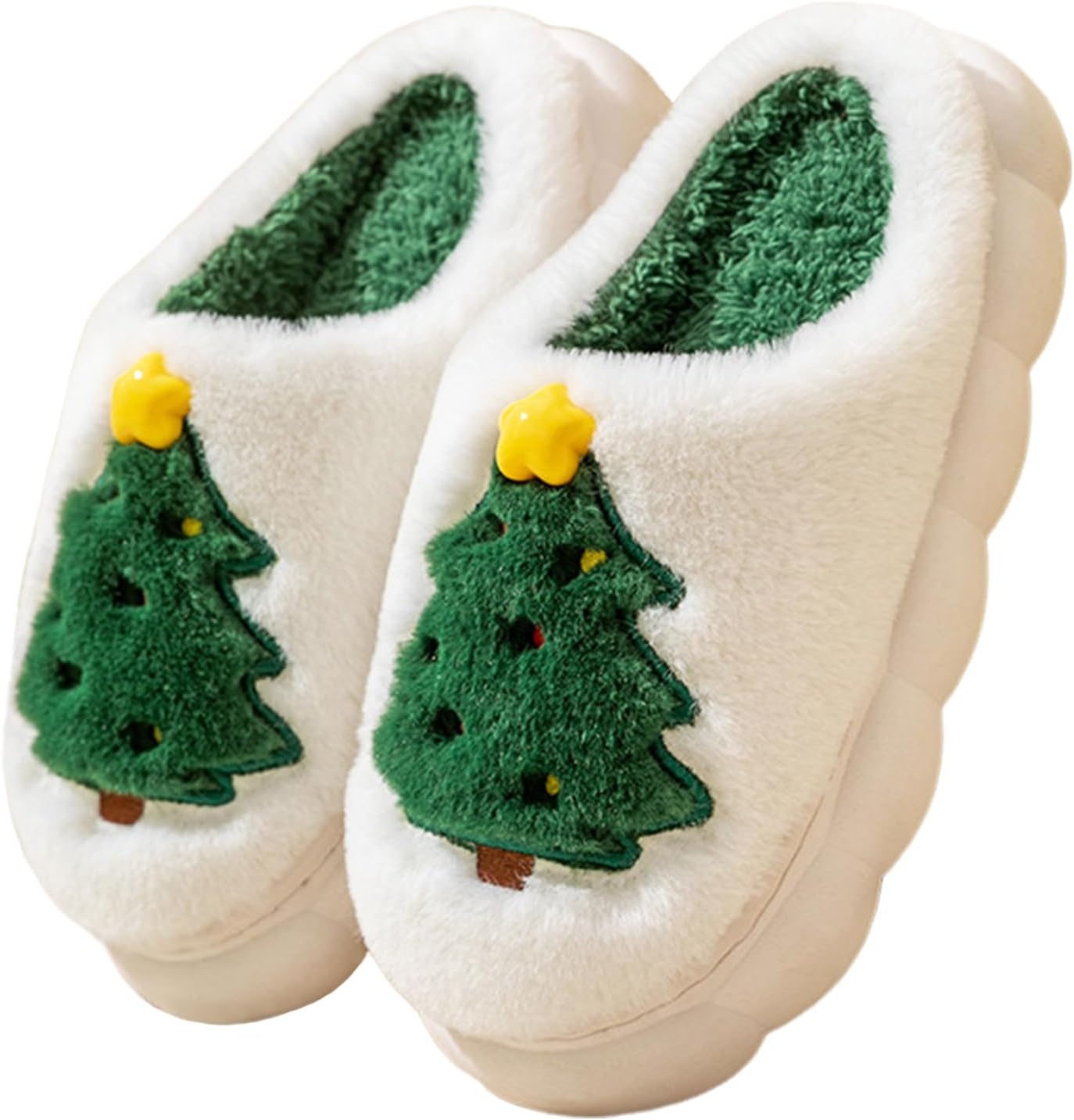 Рождественские тапочки, тапочки «Домик на елке» для женщин и мужчин, теплые пушистые домашние тапочки с эффектом памяти, милые кавайные мягкие тапочки для спальни, для дома и улицы, уютные и теплые Eayortou, белый
Рождественские тапочки, тапочки «Домик на елке» для женщин и мужчин, теплые пушистые домашние тапочки с эффектом памяти, милые кавайные мягкие тапочки для спальни, для дома и улицы, уютные и теплые Eayortou, белый