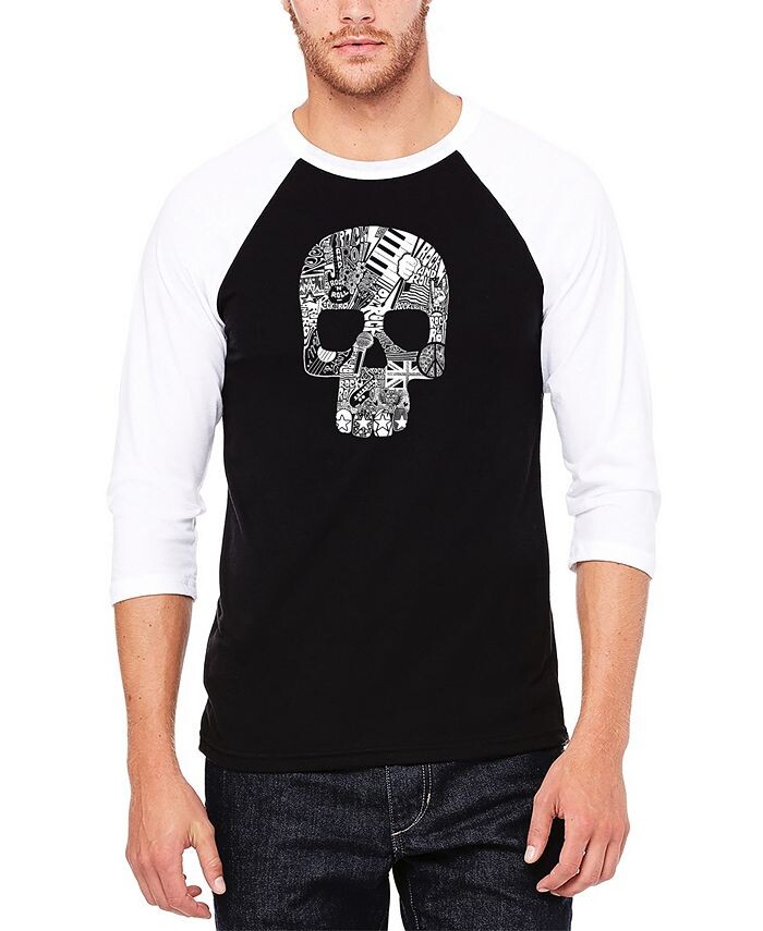 Мужская бейсбольная футболка с надписью Rock N Roll Skull реглан LA Pop Art, черный
Мужская бейсбольная футболка с надписью Rock N Roll Skull реглан LA Pop Art, черный