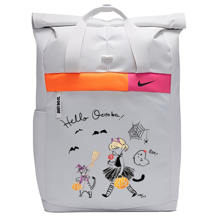 Nike Тканевый рюкзак с принтом унисекс белый, Halloween Girl
Nike Тканевый рюкзак с принтом унисекс белый, Halloween Girl