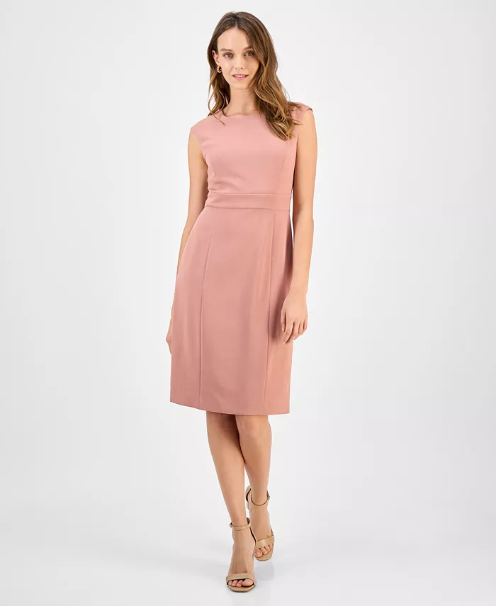 Женское платье-футляр без рукавов с круглым вырезом, Regular & Petite Kasper, розовый
Женское платье-футляр без рукавов с круглым вырезом, Regular & Petite Kasper, розовый