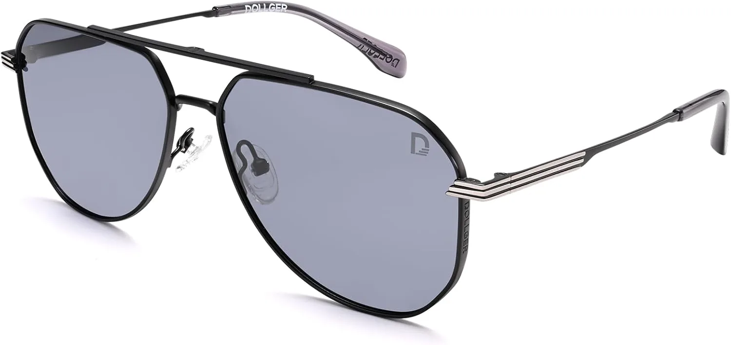 Солнцезащитные очки-авиаторы Dollger для мужчин и женщин, модные и стильные, с защитой от УФ-излучения UV400, подходят для вождения, рыбалки и походов, Black
Солнцезащитные очки-авиаторы Dollger для мужчин и женщин, модные и стильные, с защитой от УФ-излучения UV400, подходят для вождения, рыбалки и походов, Black