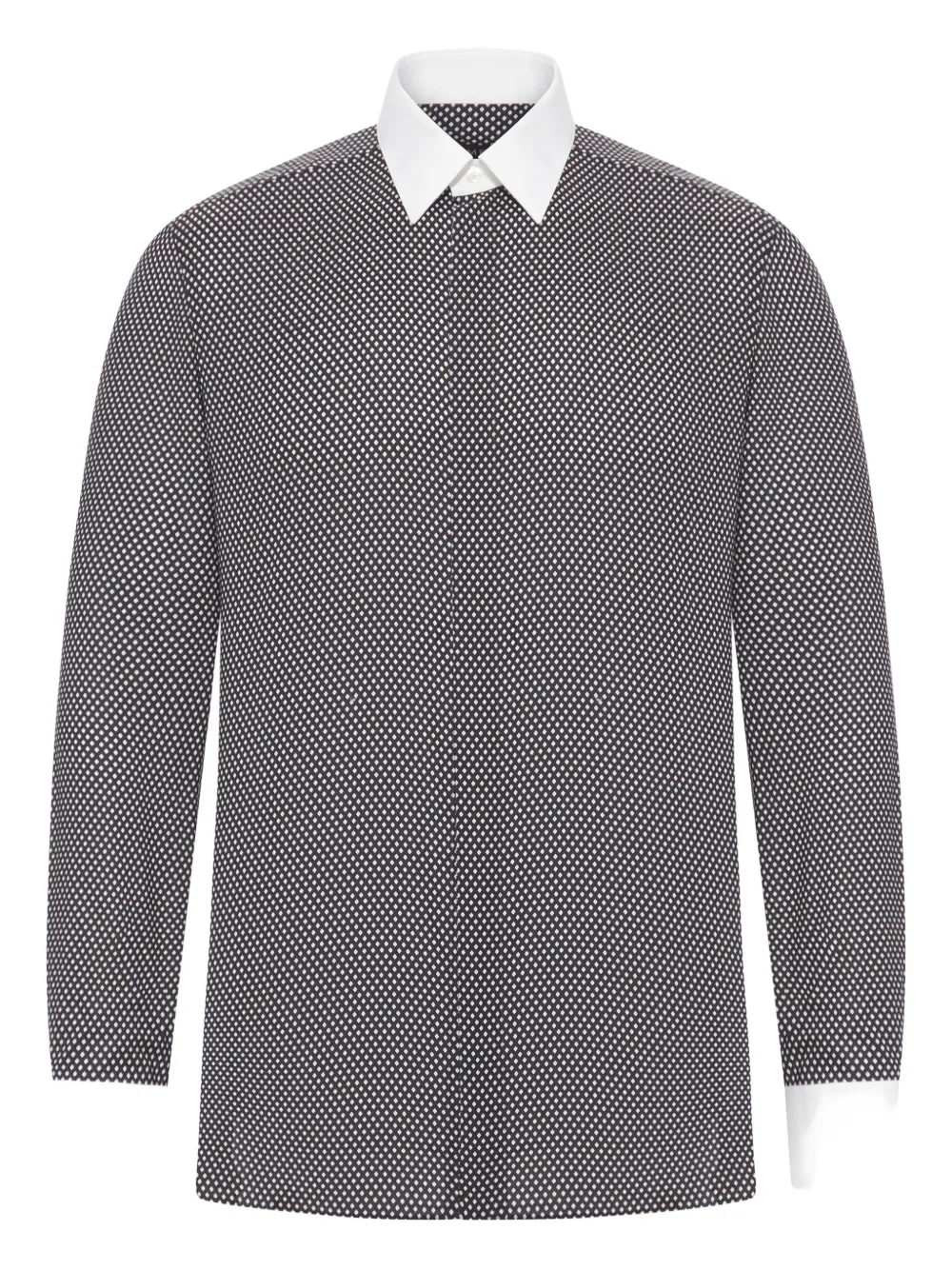 Рубашка из хлопка с ромбовидным узором TOM FORD, черный
Рубашка из хлопка с ромбовидным узором TOM FORD, черный