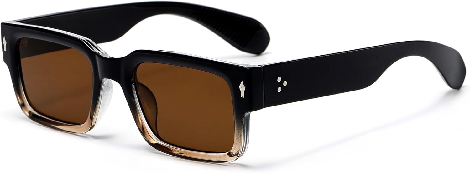 Солнцезащитные очки EYLRIM в квадратной оправе для женщин и мужчин, модные массивные прямоугольные солнцезащитные очки черного цвета с защитой от УФ-излучения UV400, A21 Black Brown/Brown
Солнцезащитные очки EYLRIM в квадратной оправе для женщин и мужчин, модные массивные прямоугольные солнцезащитные очки черного цвета с защитой от УФ-излучения UV400, A21 Black Brown/Brown