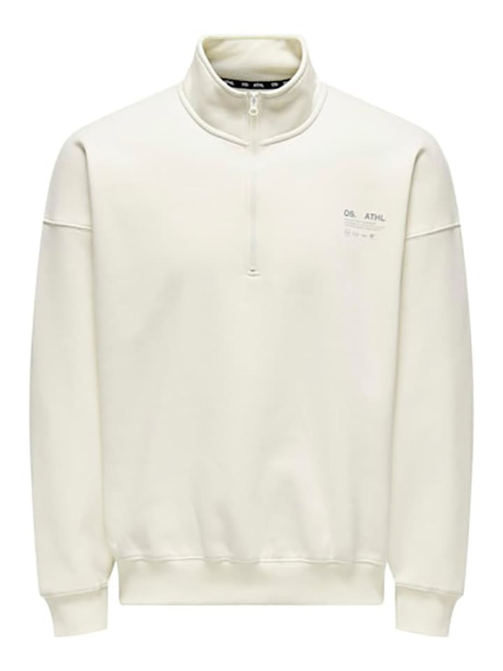 Толстовка ONLY & SONS Sweatshirt, кремовый 
Толстовка ONLY & SONS Sweatshirt, кремовый