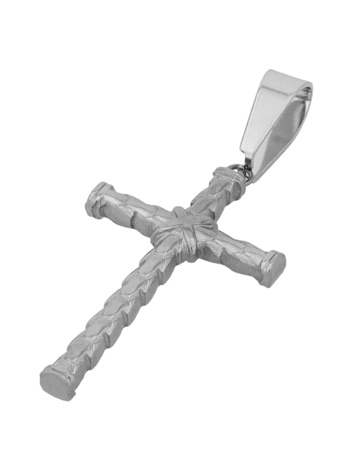 Adeliás Кулон унисекс - крест из нержавеющей стали серебристого цвета
Adeliás Кулон унисекс - крест из нержавеющей стали серебристого цвета