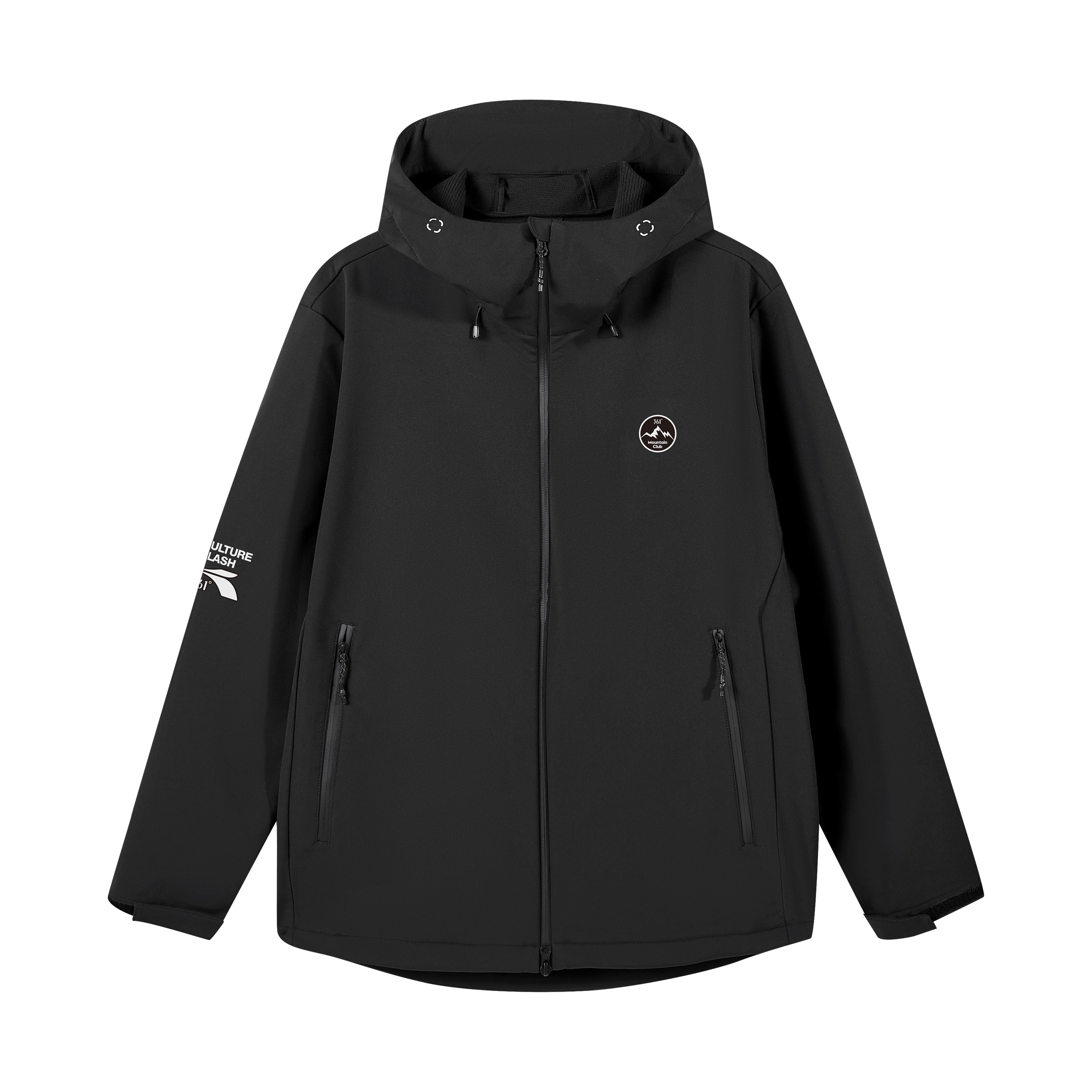 361° Куртка Unisex Super Black Stand Collar утепленная
361° Куртка Unisex Super Black Stand Collar утепленная