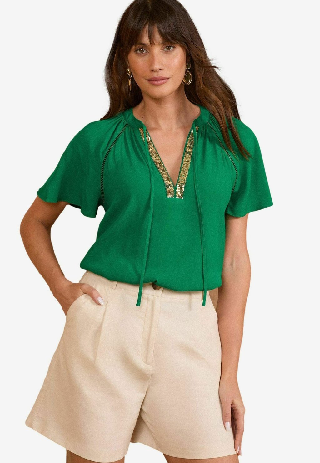 Блуза Love & Roses, зеленый
Блуза Love & Roses, зеленый