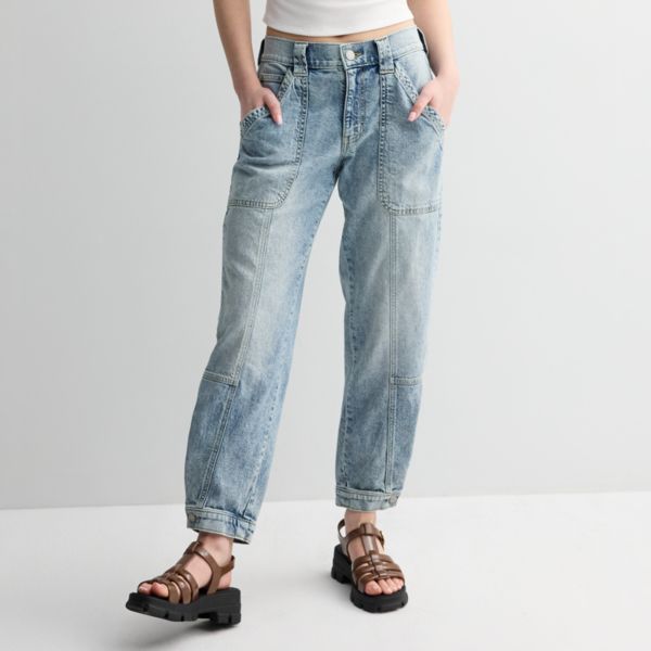 Джинсы-джоггеры с застежкой на пуговицах и средней посадкой для подростков So, цвет light
Джинсы-джоггеры с застежкой на пуговицах и средней посадкой для подростков So, цвет light