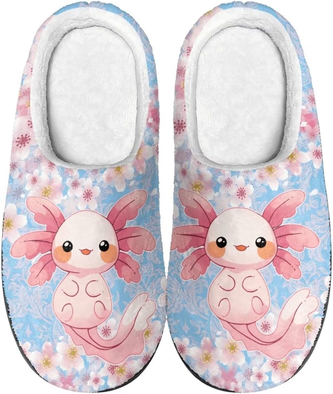 Домашние тапочки Xpyiqun мягкие плюшевые теплые зимние тапочки для мужчин и женщин, размер 4-12, Axolotl Cherry Blossom
Домашние тапочки Xpyiqun мягкие плюшевые теплые зимние тапочки для мужчин и женщин, размер 4-12, Axolotl Cherry Blossom