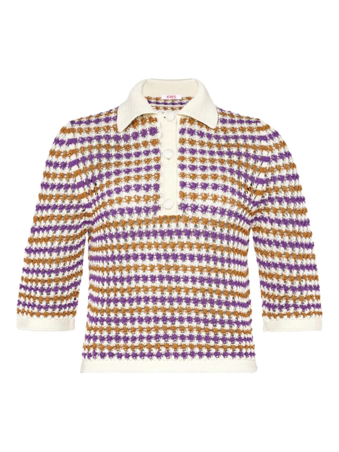 ERES свитер в технике кроше, фиолетовый
ERES свитер в технике кроше, фиолетовый