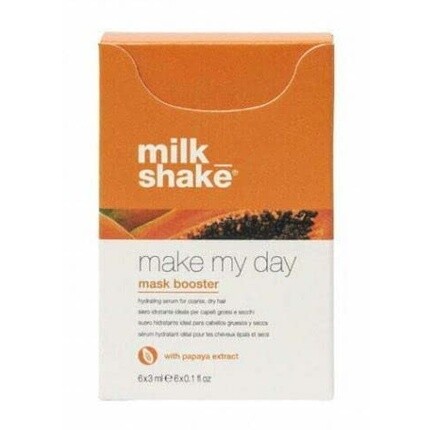 Milk Shake Make My Day Mask Booster с экстрактом папайи 6 x 3 мл — увлажняющая сыворотка для осветления сухих жестких волос — упаковка из 6 шт.
Milk Shake Make My Day Mask Booster с экстрактом папайи 6 x 3 мл — увлажняющая сыворотка для осветления сухих жестких волос — упаковка из 6 шт.