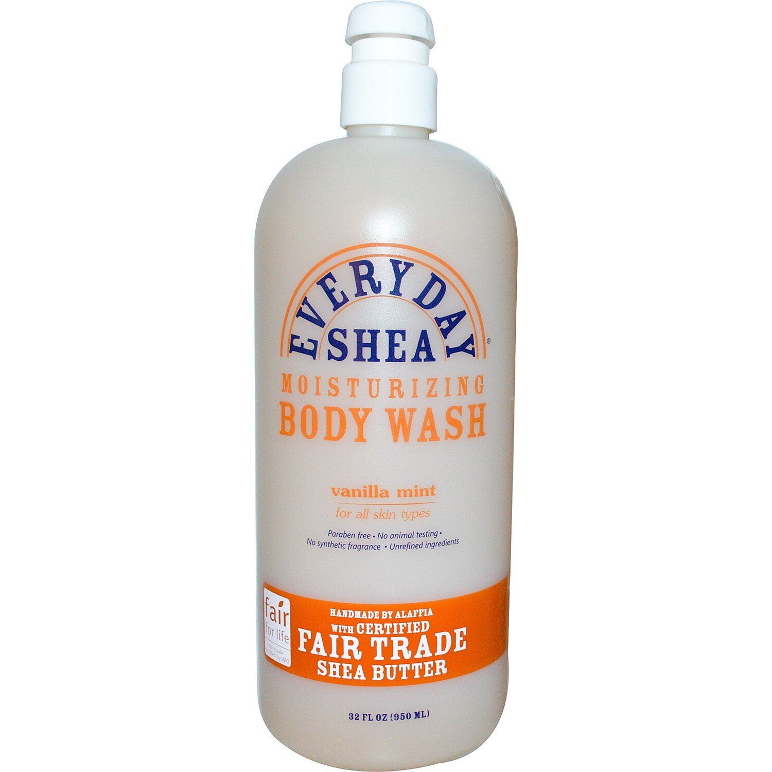 Everyday Shea Увлажняющий гель для душа Ваниль и мята 32 жидких унции (950 мл) 
Everyday Shea Увлажняющий гель для душа Ваниль и мята 32 жидких унции (950 мл)