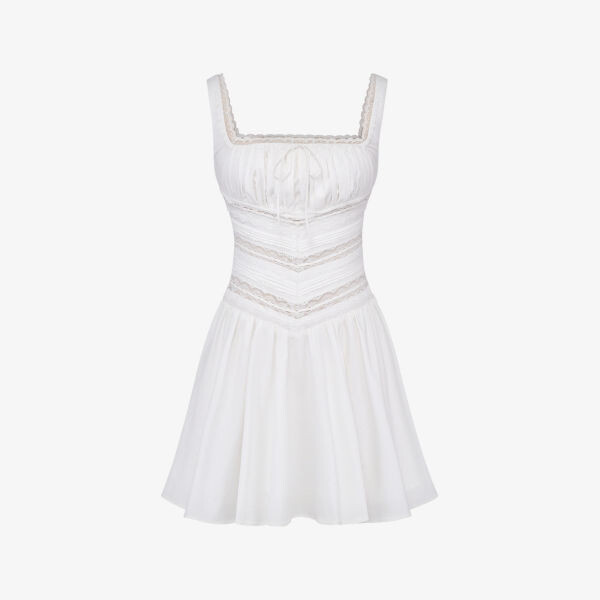 Платье мини Tiffani из эластичного хлопка с квадратным вырезом и кружевной отделкой House Of Cb, белый
Платье мини Tiffani из эластичного хлопка с квадратным вырезом и кружевной отделкой House Of Cb, белый