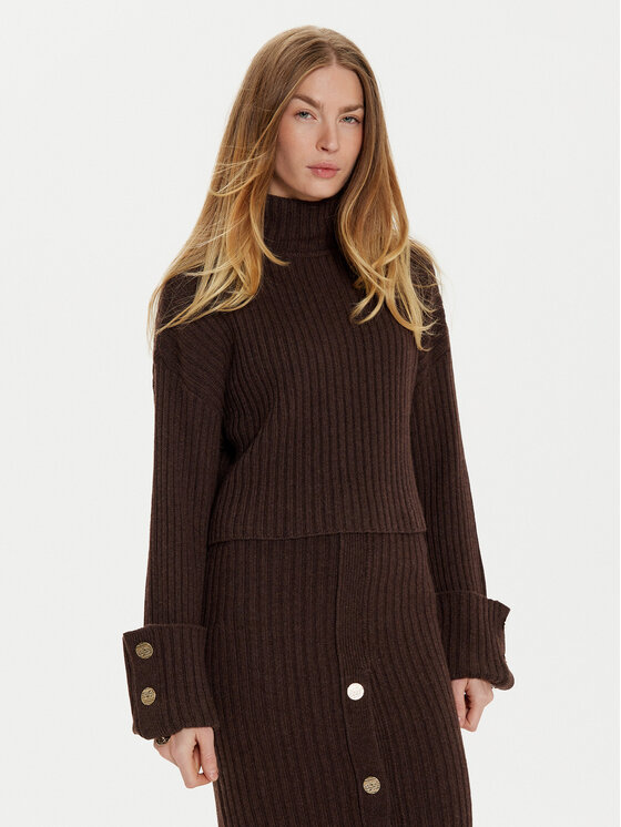 Свитер с высоким воротником обычного кроя Vicolo, коричневый
Свитер с высоким воротником обычного кроя Vicolo, коричневый