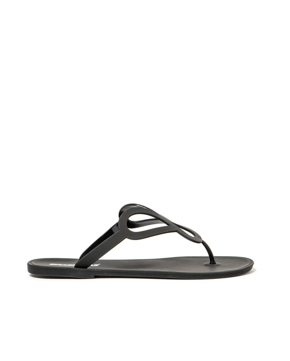 Женские пляжные шлепанцы с резиновой подошвой Brasileras, черный
Женские пляжные шлепанцы с резиновой подошвой Brasileras, черный