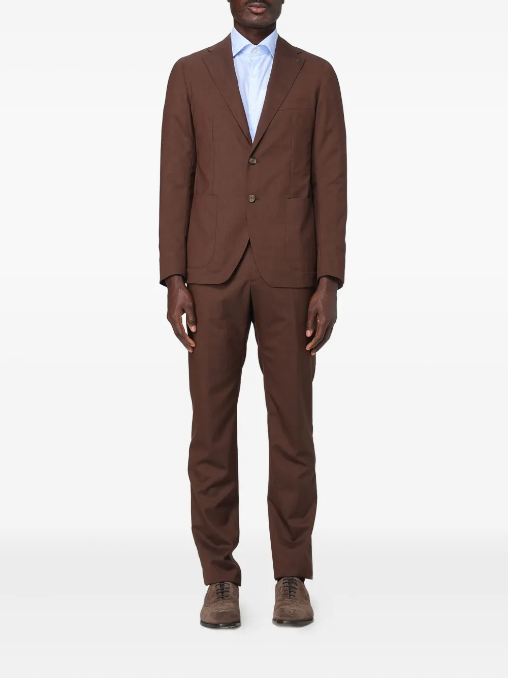 Костюм с карманами Tagliatore, коричневый
Костюм с карманами Tagliatore, коричневый