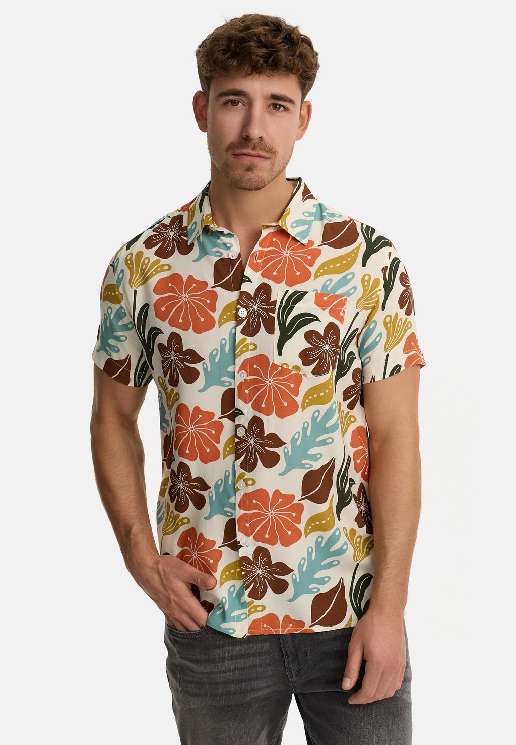 Рубашка KURZARM MILKY INDICODE JEANS, белый
Рубашка KURZARM MILKY INDICODE JEANS, белый