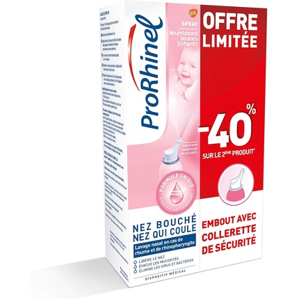 Назальный спрей для младенцев и детей младшего возраста 100 мл - Упаковка из 2 шт Prorhinel
Назальный спрей для младенцев и детей младшего возраста 100 мл - Упаковка из 2 шт Prorhinel