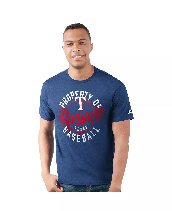 Мужская футболка Royal Texas Rangers Prime Time Property of Starter
Мужская футболка Royal Texas Rangers Prime Time Property of Starter