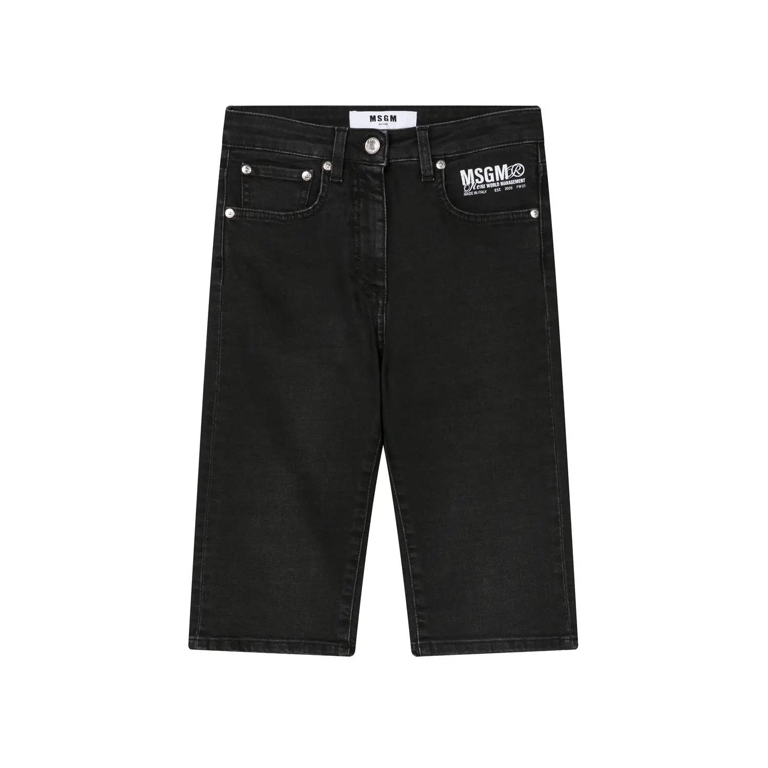 MSGM Джинсовые шорты SS25 Women's Black
MSGM Джинсовые шорты SS25 Women's Black