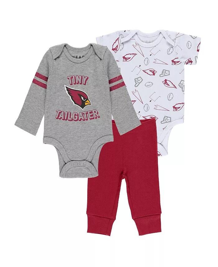 Комплект из трех предметов: боди и брюки Arizona Cardinals для мальчиков и девочек серого, кардинального и белого цветов Wear By Erin Andrews, коричневый
Комплект из трех предметов: боди и брюки Arizona Cardinals для мальчиков и девочек серого, кардинального и белого цветов Wear By Erin Andrews, коричневый