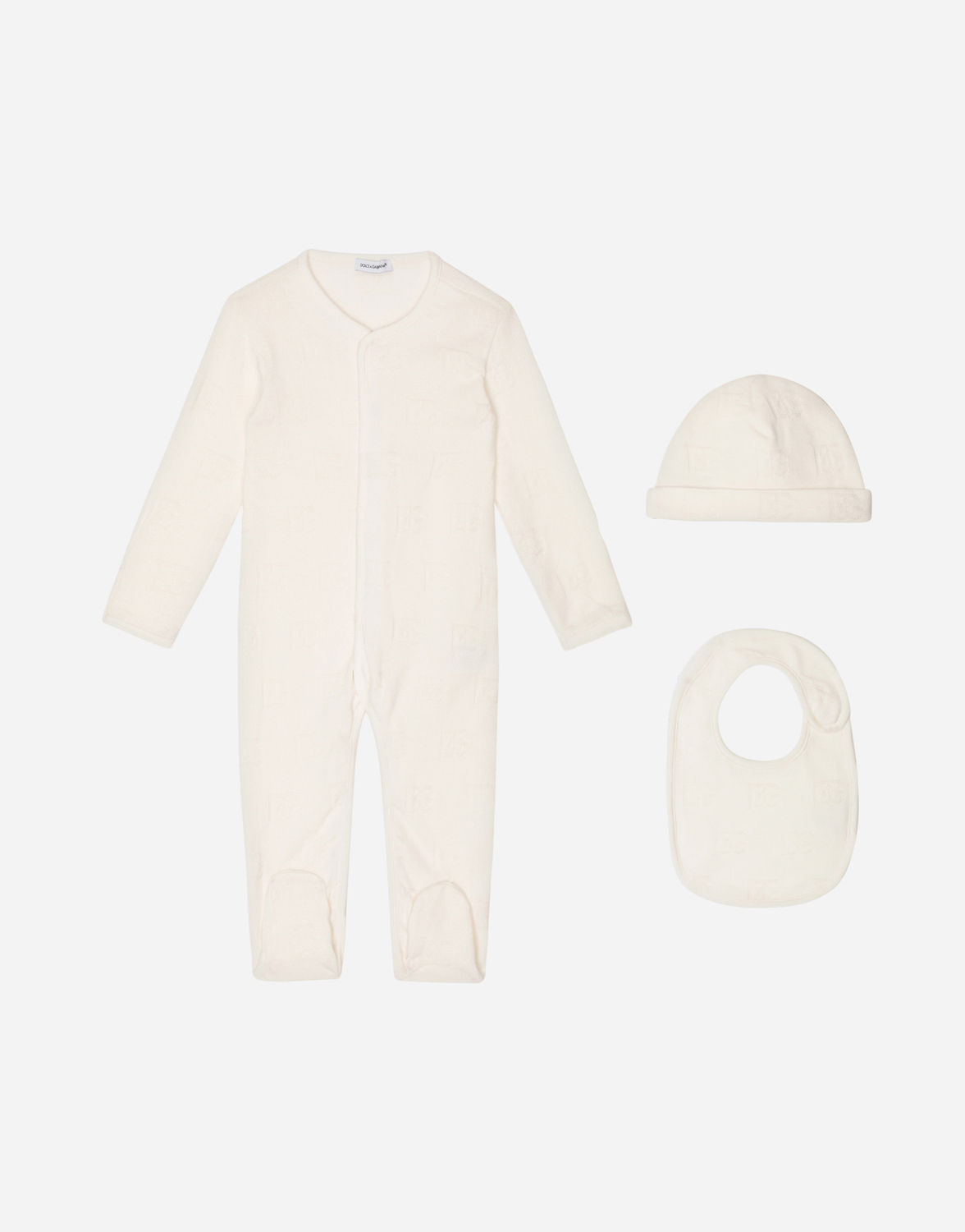 Подарочный набор из 3 предметов с жаккардовым логотипом DG Dolce&Gabbana, белый
Подарочный набор из 3 предметов с жаккардовым логотипом DG Dolce&Gabbana, белый