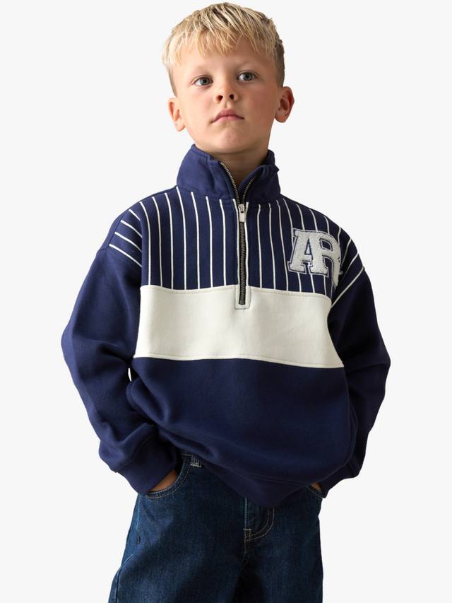 Детская футболка-варенка с молнией из хлопковой смеси Angel & Rocket, Navy
Детская футболка-варенка с молнией из хлопковой смеси Angel & Rocket, Navy