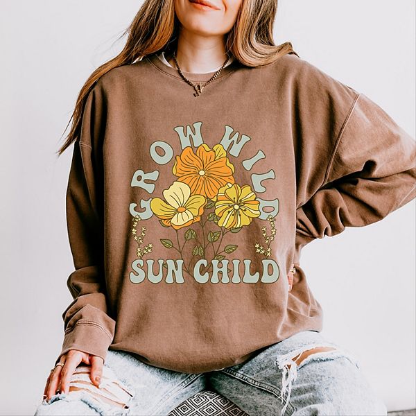 Свитшот Grow Wild Sun Child цветной легкий garment dyed Simply Sage Market, Espresso
Свитшот Grow Wild Sun Child цветной легкий garment dyed Simply Sage Market, Espresso
