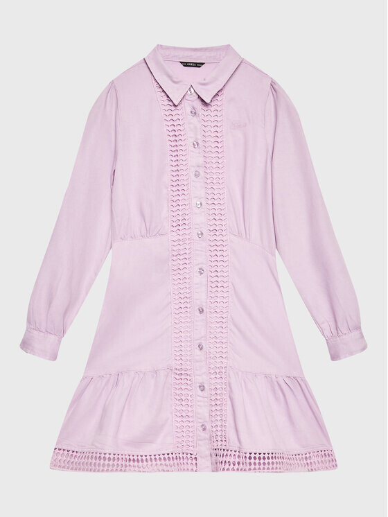 Платье-рубашка стандартного кроя Guess, розовый
Платье-рубашка стандартного кроя Guess, розовый