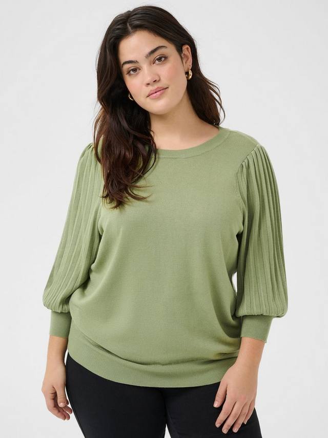 Вязаный джемпер loni KAFFE Curve, зеленый
Вязаный джемпер loni KAFFE Curve, зеленый