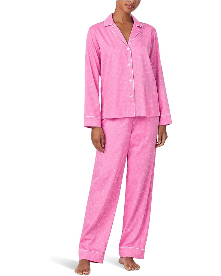 Женский пижамный комплект Lauren Ralph Lauren с длинным рукавом и V-образным вырезом, Pink Hearts Print
Женский пижамный комплект Lauren Ralph Lauren с длинным рукавом и V-образным вырезом, Pink Hearts Print