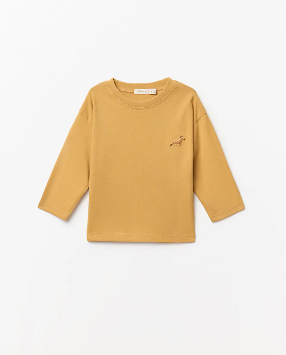 Базовая футболка Sfera, горчичный
Базовая футболка Sfera, горчичный