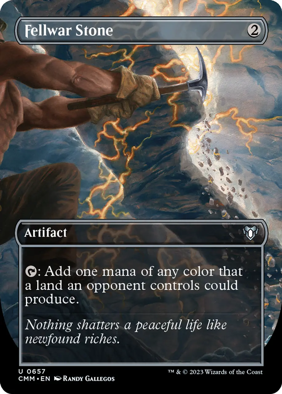Карточная игра Fellwar Stone (CMM-657) - Commander Masters (Borderless) Foil
Карточная игра Fellwar Stone (CMM-657) - Commander Masters (Borderless) Foil