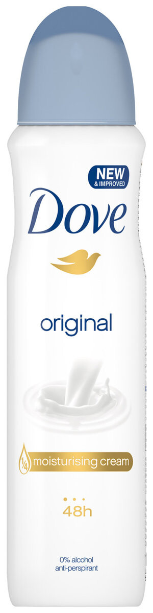Женский антиперспирант Dove Original 150 мл
Женский антиперспирант Dove Original 150 мл