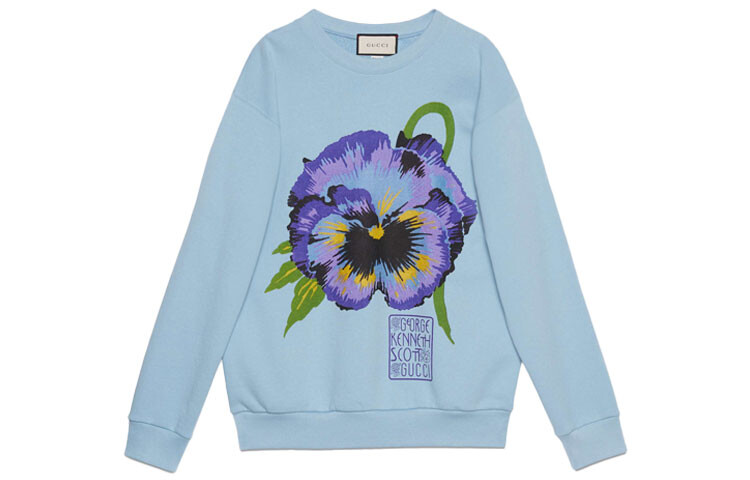 Толстовка женская Gucci с цветочным принтом, синий
Толстовка женская Gucci с цветочным принтом, синий