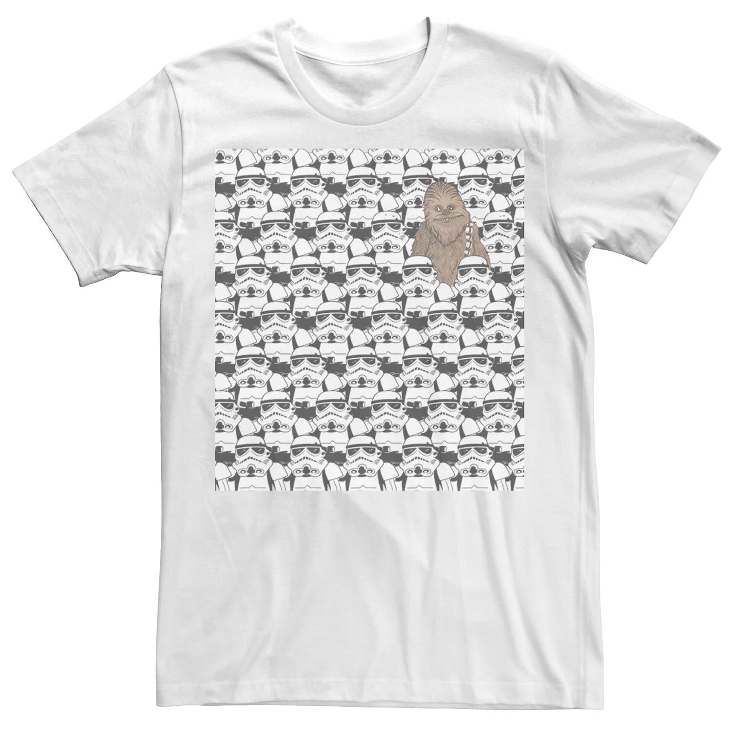 Мужская футболка Stormtrooper Chewbacca In Crowd Tee Star Wars 
Мужская футболка Stormtrooper Chewbacca In Crowd Tee Star Wars