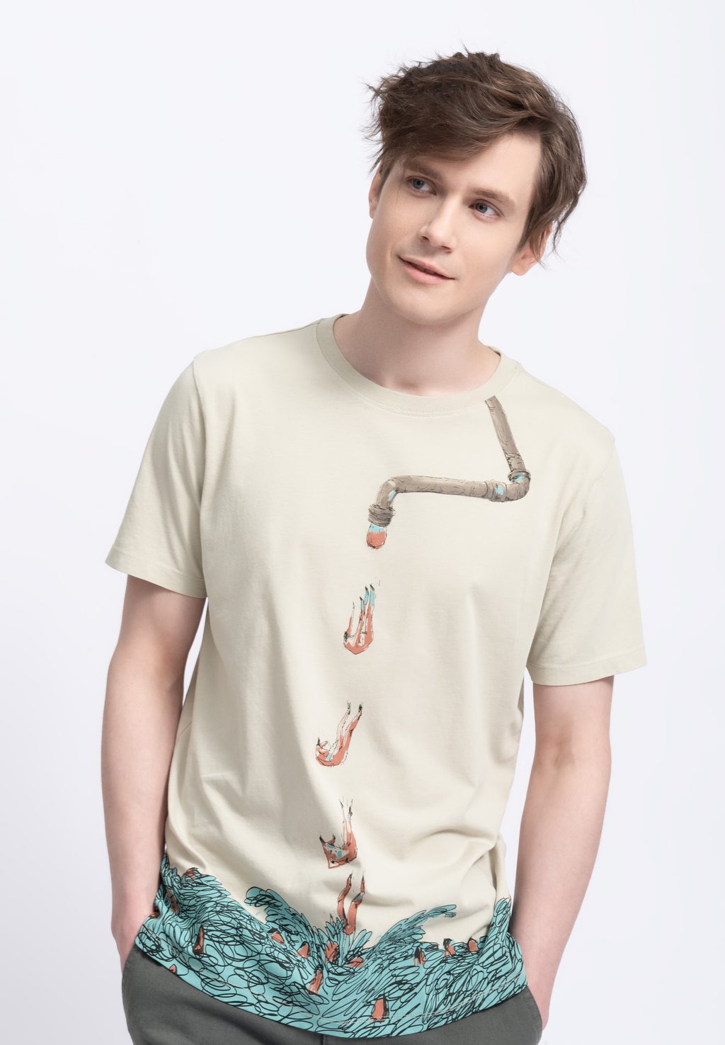 Футболка с принтом GRAVITY KAFT, бежевый
Футболка с принтом GRAVITY KAFT, бежевый