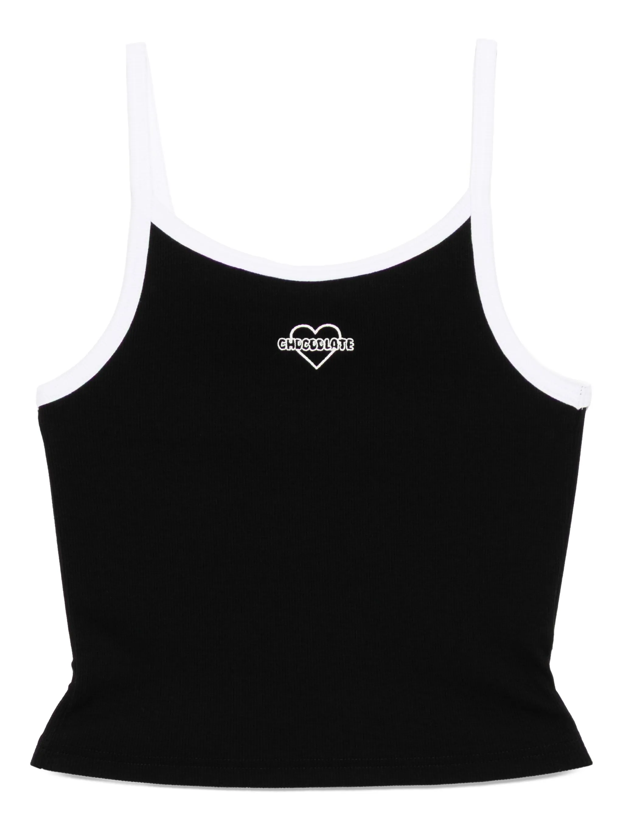 Топ с вышитым логотипом Chocoolate, черный
Топ с вышитым логотипом Chocoolate, черный