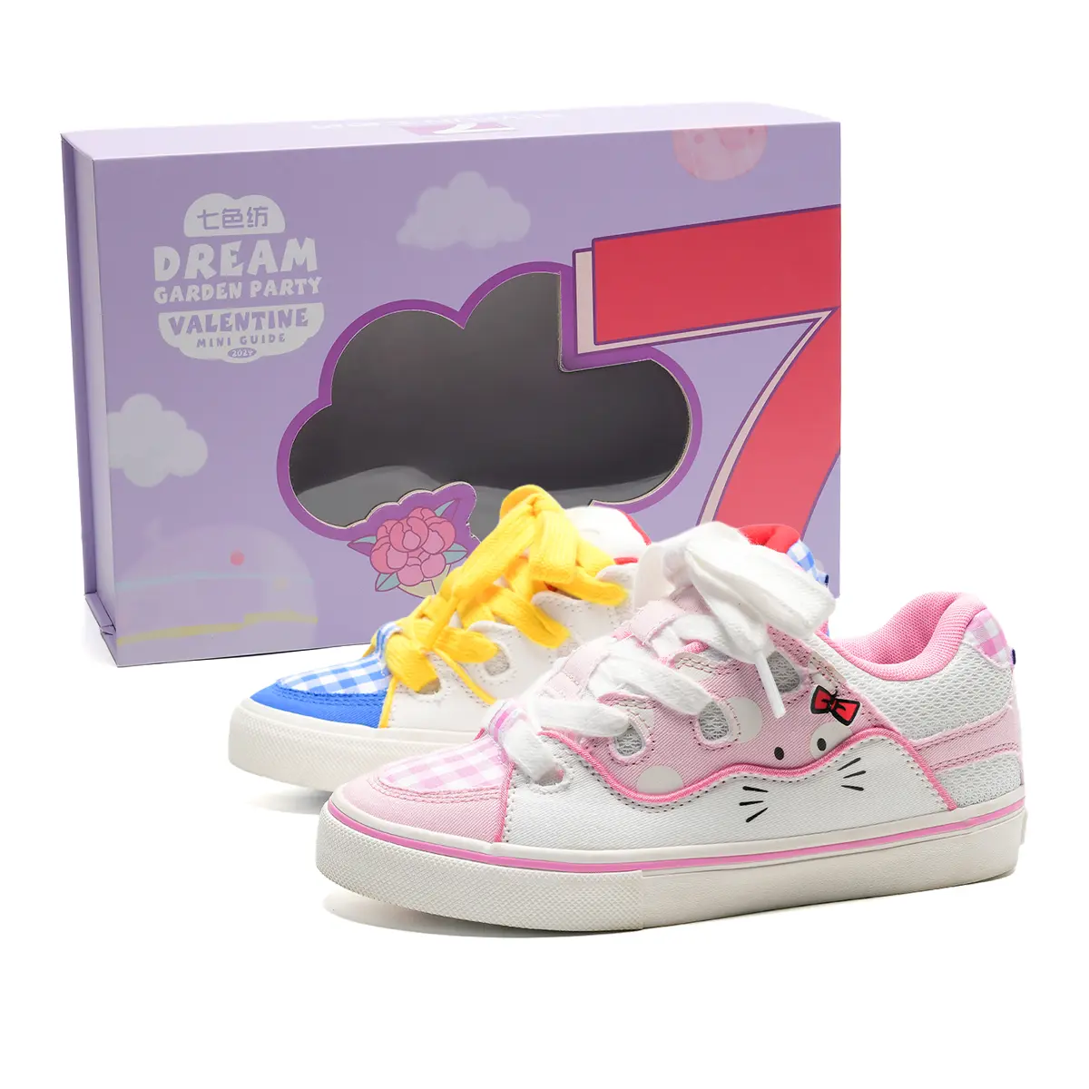 7 SEVFUN Износостойкие и легкие низкие скейтерские кроссовки унисекс - розовый и синий микс, цвет Pink Blue Mismatched
7 SEVFUN Износостойкие и легкие низкие скейтерские кроссовки унисекс - розовый и синий микс, цвет Pink Blue Mismatched