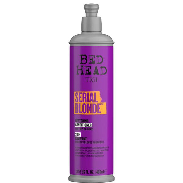 Кондиционер для поврежденных светлых волос, 400 мл Tigi Bed head colour care serial blonde
Кондиционер для поврежденных светлых волос, 400 мл Tigi Bed head colour care serial blonde