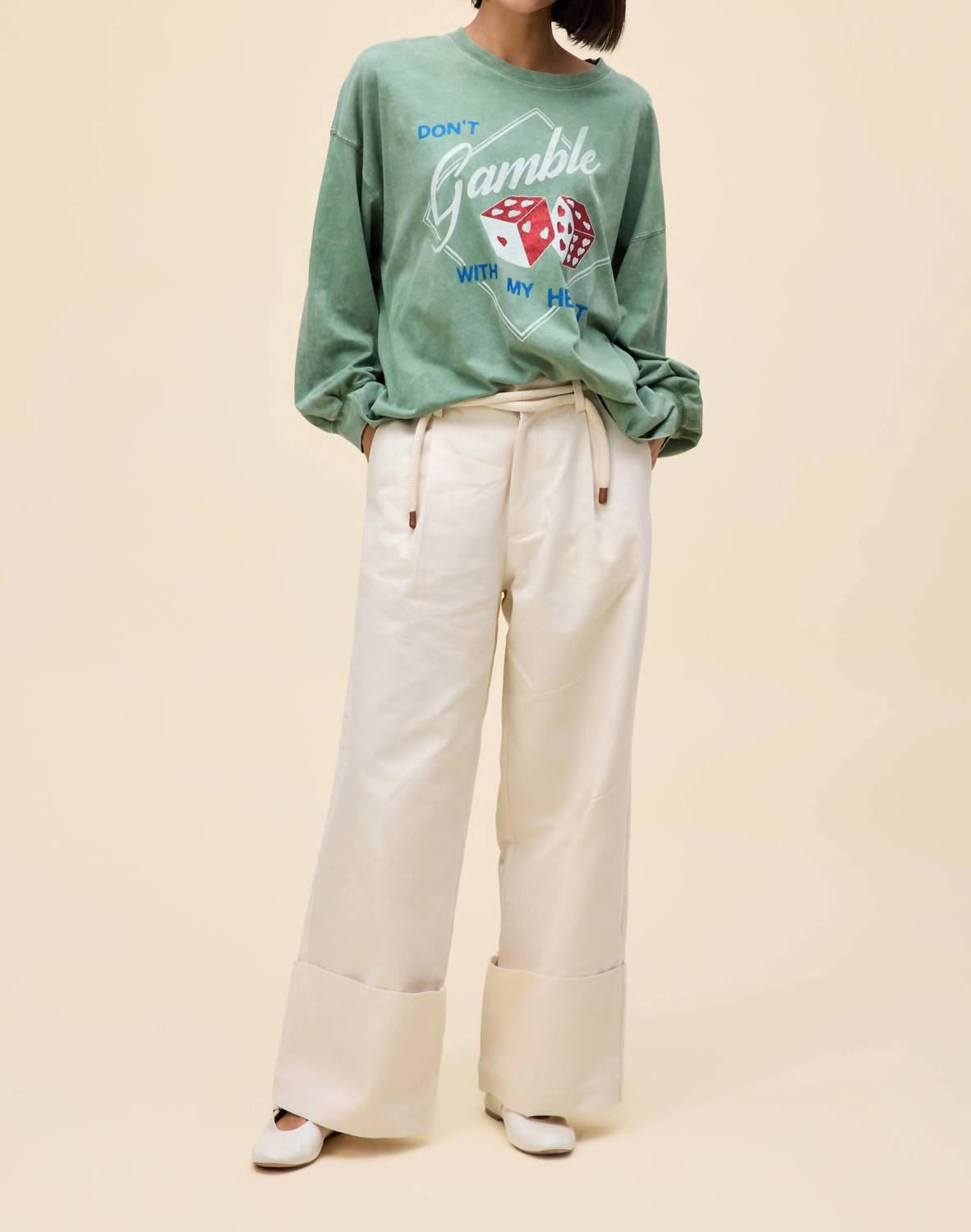 Лонгслив женский DAYDREAMER, цвет stone green 
Лонгслив женский DAYDREAMER, цвет stone green