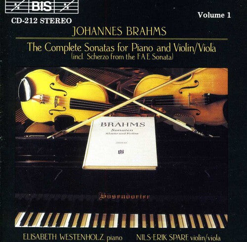 CD диск Brahms / Westenholz / Sparf: Violin Sonatas
CD диск Brahms / Westenholz / Sparf: Violin Sonatas