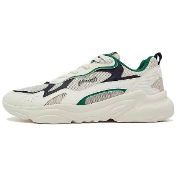 Амортизирующие износостойкие низкие кеды мужские бежево-зеленые QIAODAN
Амортизирующие износостойкие низкие кеды мужские бежево-зеленые QIAODAN