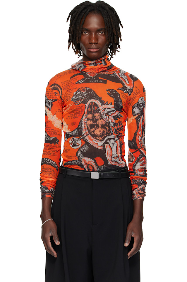 Маскировочный сетчатый водолазка Lu'U Dan, мультиколор 
Маскировочный сетчатый водолазка Lu'U Dan, мультиколор