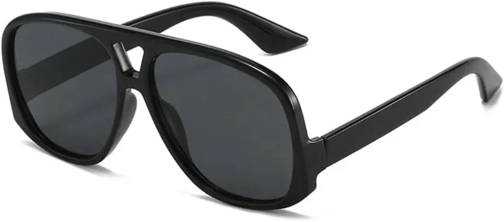 Модные солнцезащитные очки с двойной перемычкой для женщин, винтажные градиентные очки с защитой от УФ-излучения UV400 в стиле ретро VRTRFFTR, Black-black
Модные солнцезащитные очки с двойной перемычкой для женщин, винтажные градиентные очки с защитой от УФ-излучения UV400 в стиле ретро VRTRFFTR, Black-black