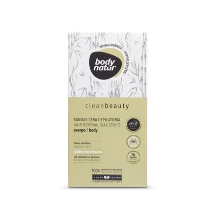 Восковые полоски для тела Body Natur Clean Beauty Sensitive, 16 шт. Body Natur
Восковые полоски для тела Body Natur Clean Beauty Sensitive, 16 шт. Body Natur