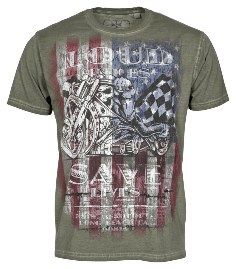 США Loud Pipes Футболка WCC, оливковый
США Loud Pipes Футболка WCC, оливковый