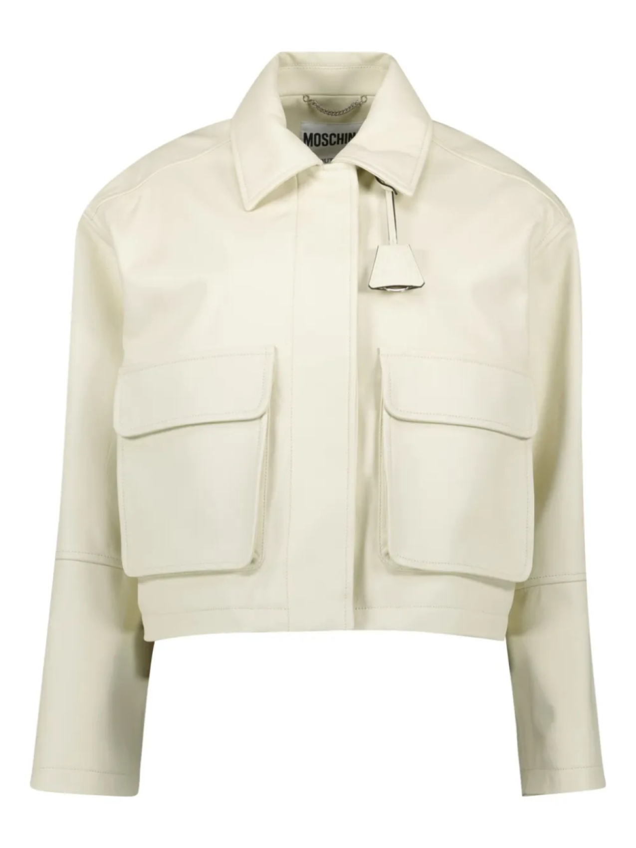 Кожаная куртка Moschino, нейтральный
Кожаная куртка Moschino, нейтральный