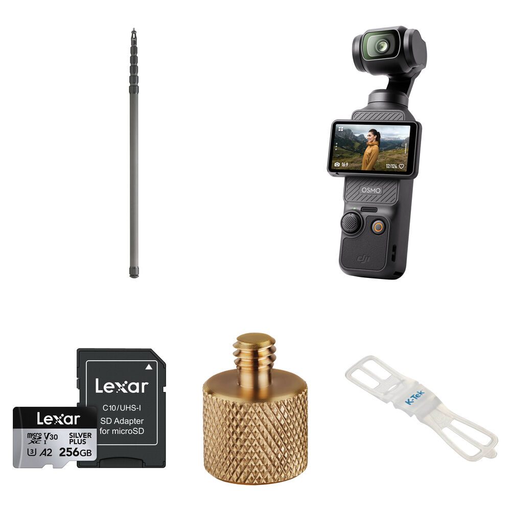 Комплект K-Tek DJI Osmo Pocket 3 для съемки изображений, как с дрона (20 футов)
Комплект K-Tek DJI Osmo Pocket 3 для съемки изображений, как с дрона (20 футов)