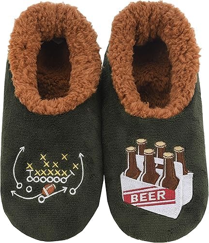 Тапочки Snoozies для мужчин - Мужские домашние тапочки, Ftbr
Тапочки Snoozies для мужчин - Мужские домашние тапочки, Ftbr